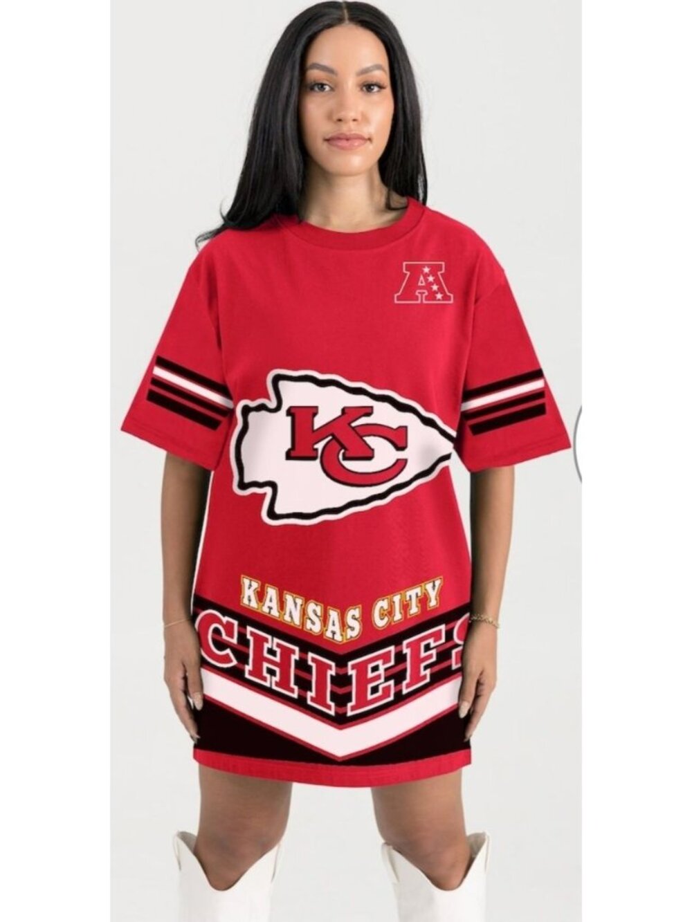 Women's Gameday Couture Red Kansas City Chiefs Vintage XL T-Shirt Dress